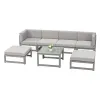China Customized Modern Polystyrene Wood Outdoor Garden Furniture Sofa Set Adirondack Chair