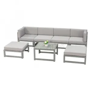 China Customized Modern Polystyrene Wood Outdoor Garden Furniture Sofa Set Adirondack Chair