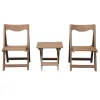 Cloud Folding Chair 3-piece Set Outdoor Practical Garden Park Chair Foldingtable chair Set