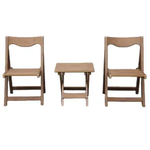 Cloud Folding Chair 3-piece Set Outdoor Practical Garden Park Chair Foldingtable chair Set