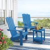Customized Plastic Wood Adirondack Patio Garden Chair Recycled Plastic Outdoor Chairs