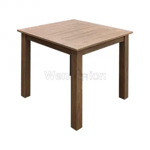 Dinning Outdoor Set Garden Plastic Wood Patio Furniture Plastic Wood Chair and Table Furniture Set