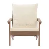Factory Price Modern Corner Garden Sofas Outdoor Patio Waterproof One Seat Garden Furniture Sofa with Cushion