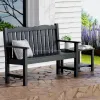 Furniture Dinning Outdoor Garden Plastic Chair Patio Furniture Plastic Patio Benches