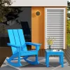 Heavy Duty Rocking Chair 330 LBS Solid Board HDPE Crack Resistant for Porch Lawn Garden Home Backyard Terrace Yard
