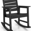 Outdoor Garden Polystyrene Rocking Chair Waterproof