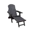 Waterproof Outdoor Garden Chair for Adults Plastic Wood Adirondack Chairs Folding Outdoor Furniture