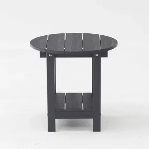 Modern Weather-Resistant Side Table for Indoor Outdoor Use for Patio Pool Backyard Kitchen Hotels Warehouse School Dining
