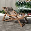 Outdoor Courtyard Folding Chair All Weather Courtyard Chair Plastic Chair with Cup Holder Porch Swimming Pool Deck