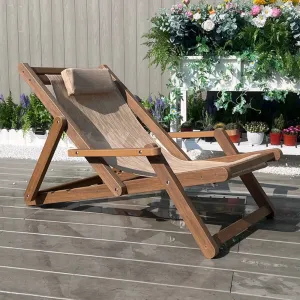 Outdoor Courtyard Folding Chair All Weather Courtyard Chair Plastic Chair with Cup Holder Porch Swimming Pool Deck