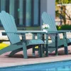 Outdoor Furniture Waterproof Patio Garden Composite Adirondack Chairs Outdoor Furniture plastics Chair