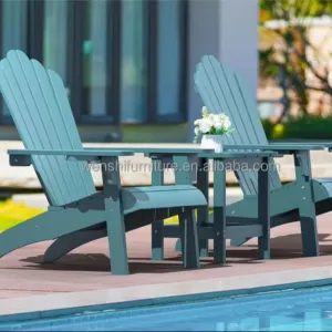 Outdoor Furniture Waterproof Patio Garden Composite Adirondack Chairs Outdoor Furniture plastics Chair