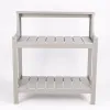 Outdoor Patio Furniture Potting Table Flower Pot Garden Work Bench Table Garden Potting Storage Rack