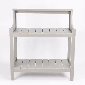 Outdoor Patio Furniture Potting Table Flower Pot Garden Work Bench Table Garden Potting Storage Rack