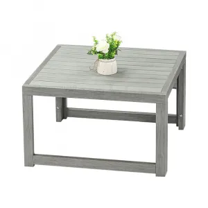Outdoor Patio Garden Set Furniture Plastic Wood End Table Outdoor Sofa and Table Outdoor Furniture