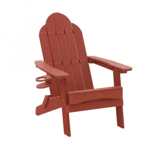 Outdoor Swimming Pool Outdoor Adirondack Chair Weathering Resistant Folding Composite Material Plastic Chair