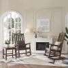 Outside Garden Park courtyard FurnitureWaterproof and beautiful Rocking Chairs Plastic Adirondack Chair