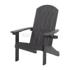 Poly Lumber Outdoor Furniture European Style Adirondack Chair for Backyard Adirondack Chair Plastic