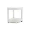Space Saving Corner Shower Stool White HIPS Plastic Wood 300 LBS 2 Tier Shelf Bathroom Bench for Shower Tub Home