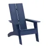 Suppliers Blue Poly Lumber Garden Plastic Wooden Fire Pit Outdoor Adirondack Chairs Adirondack Chair