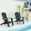 The popular Adirondack Chair outdoor courtyard garden set furniture is waterproof and durable Adirondack Chair Wood