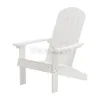 Traditional White Adirondack Chairs Durable and UV Resistance Outdoor Chairs