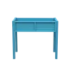 Waterproof Corrugated Raised Double Lattice Garden Bed Outdoor Planter HIPS Plastic Wood Elevated Vegetable FlowerBox