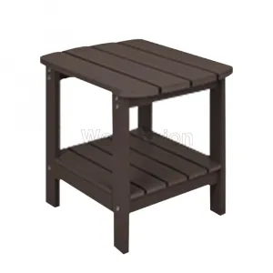 Wholesale Modern Square Plastic Wood Coffee Small Tea Table Table for Garden
