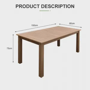 outdoor table set garden Plastic furniture adirondack park dinning moden