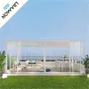 All Season Modern Manual Motorized Louver Roof Wholesale Outdoor Waterproof Pergola Outdoor Backyard Pergola Patio