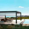 All Season Modern Manual Motorized Louver Roof Wholesale Outdoor Waterproof Pergola Outdoor Backyard Pergola Patio