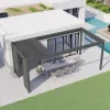 Best Automatic Top Aluminum Frame Outdoor Pergola Awnings Roof Waterproof Garden Patio Canopy Pergola Motorized Pergola Outdoor