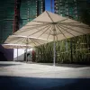 China Manufacture Wholesaler Price Colorful Parasol High-End Parasol Umbrellas Windproof Handmade Market Parasol for Restaurant