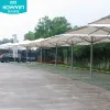 China Manufacture Wholesaler Price Colorful Parasol High-End Parasol Umbrellas Windproof Handmade Market Parasol for Restaurant