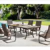 Customized Dinning Table Set Hotel Restaurant Furniture Dining Table and Chair Sets Outdoor Patio Round Dinning Table Set Garden