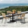 Customized Dinning Table Set Hotel Restaurant Furniture Dining Table and Chair Sets Outdoor Patio Round Dinning Table Set Garden