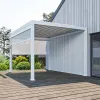 2024 Customized 3X6 Aluminum Frame Garden Outdoor Furniture Louvre Roof Pavilion Pergola Waterproof Outdoor Canopy Awning