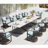 Dining Table Set Chair Hotel Restaurant Furniture Dining Chair Sets Aluminum Dining Table Outdoor Dinning Table and Chair Set