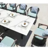 Dining Table Set Chair Hotel Restaurant Furniture Dining Chair Sets Aluminum Dining Table Outdoor Dinning Table and Chair Set