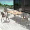 Dining Table Set Chair Hotel Restaurant Furniture Dining Chair Sets Aluminum Dining Table Outdoor Dinning Table and Chair Set