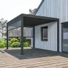 Garden Aluminum Pergola Roof Kits Patio Cover Louvered Canopy Outdoor Gazebo