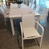 Garden China Outdoor Furniture Dinning Table Set Hotel Restaurant Dinning Table and Chair Sets Aluminum China Outdoor Furniture