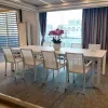 Garden China Outdoor Furniture Dinning Table Set Hotel Restaurant Dinning Table and Chair Sets Aluminum China Outdoor Furniture