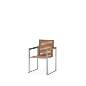 Garden Furniture Aluminum Outdoor Leisure Chair Living Room Dining Chair