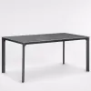 Garden Furniture Latest Designs Aluminum Slate Elegant Gray Dining Table