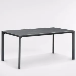 Garden Furniture Latest Designs Aluminum Slate Elegant Gray Dining Table