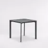 Garden Furniture Latest Designs Aluminum Slate Elegant Gray Dining Table