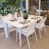Garden Furniture Outdoor Dinning Table Set Hotel Restaurant Dinning Table and Chair Sets Patio Dinning Outdoor Chairs and Table