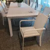 Garden Outdoor Chairs Dinning Table Set Hotel Restaurant Dinning Table and Chair Sets Patio Aluminum Dinning Outside Chairs