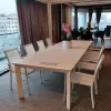 Garden Outdoor Chairs Dinning Table Set Hotel Restaurant Dinning Table and Chair Sets Patio Aluminum Dinning Outside Chairs